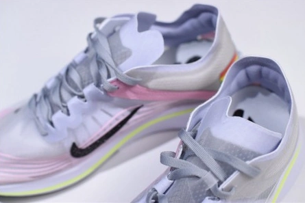 Unique Nike Mens Lab Zoom Fly SP Swoosh Pinwheel Light Gray White Pink Yellow AA3172-106 1559