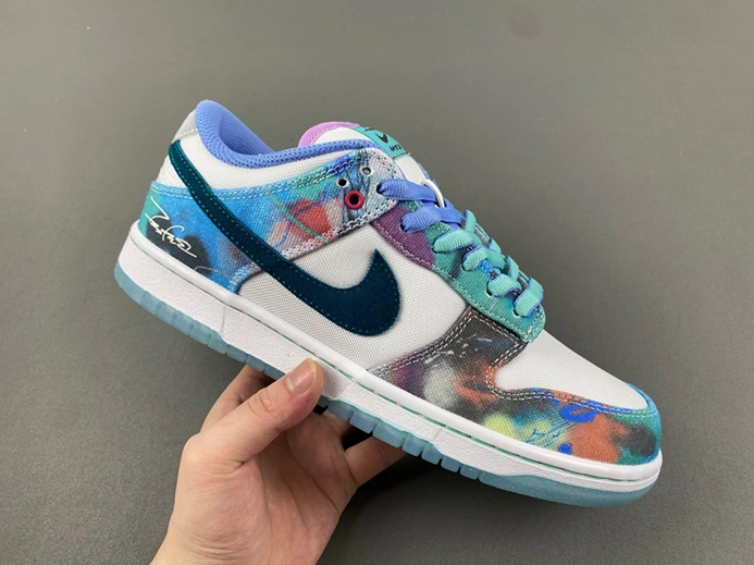 Stylish Nike SB Dunk Low Futura Laboratories Bleached Aqua  HF6061-400 937