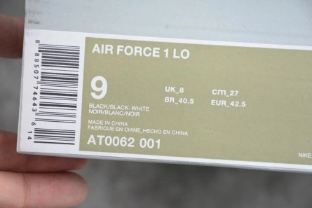 Practical Nike Wmns Air Force 1 Lo | Black | Sneakers | AT0062-001 1227