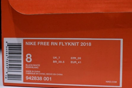 StreetReady Nike free rn flyknit 2018 black 942838 001 1573