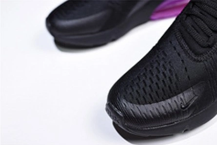 Nike womens  Air Max 270 black purple AH6789 016 Durable 1445