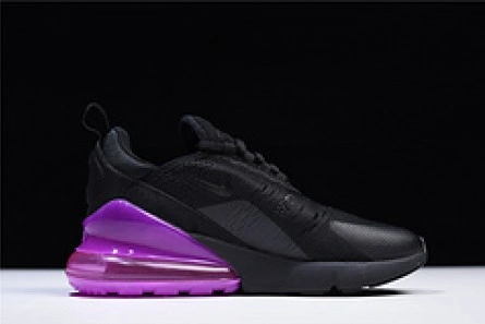 Nike womens  Air Max 270 black purple AH6789 016 Durable 1445
