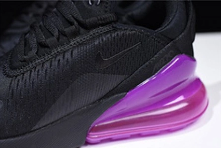 Nike womens  Air Max 270 black purple AH6789 016 Durable 1445