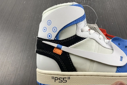 Breathable OFF-WHITE x Air Jordan 1 AQ0818-168 1948