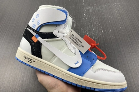 Breathable OFF-WHITE x Air Jordan 1 AQ0818-168 1948
