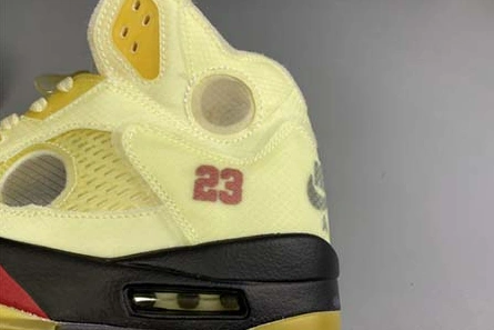 OFF-WHITE x Air Jordan 5 “Sail” DH8565-100 Trendsetting 597