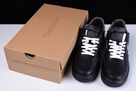 GoodFit OFF-WHITE x MoMA x Nike Air Force 1 07 Low Black AV5210-001 1958