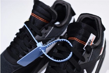 Off-White Nike Air Max 90 Black Cone White AA7293-001 Vibrant 1343