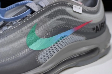 Off White Nike Air Max 97 Menta AJ4585-101 Breathable 1419