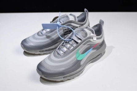 Off White Nike Air Max 97 Menta AJ4585-101 Breathable 1419