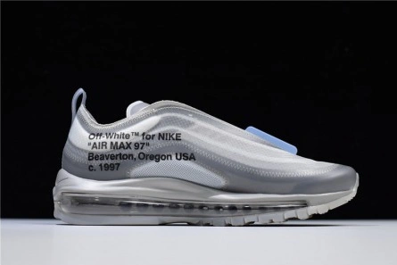 Off White Nike Air Max 97 Menta AJ4585-101 Breathable 1419