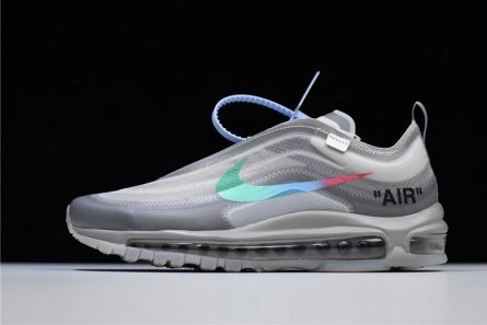 Off White Nike Air Max 97 Menta AJ4585-101 Breathable 1419
