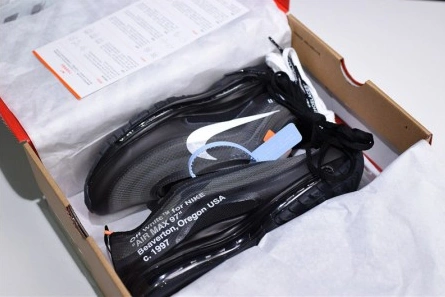 Off-White Nike Air Max 97 OG Black AJ4585-001 Fashionable 1411