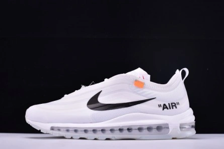 Off White X Air Max 97 The Ten White Cone Ice Blue AJ4585-100 Compact 1368