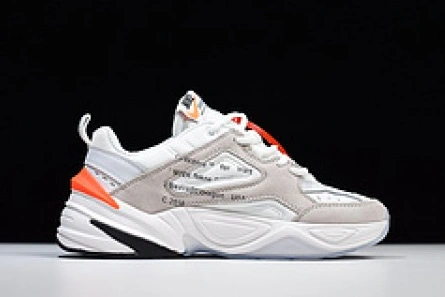 Off-White x nike M2K tekno White, Black & Team Orange A03108 058 GoodFit 1631