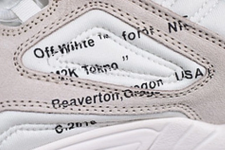 Off-White x nike M2K tekno White, Black & Team Orange A03108 058 GoodFit 1631