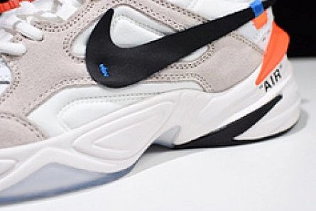Off-White x nike M2K tekno White, Black & Team Orange A03108 058 GoodFit 1631