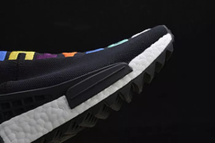 Trendy Pharrell x Adidas NMD Hu Tri-Color Black Running shoes 114970010 1820