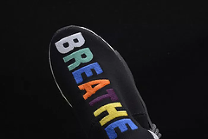 Trendy Pharrell x Adidas NMD Hu Tri-Color Black Running shoes 114970010 1820