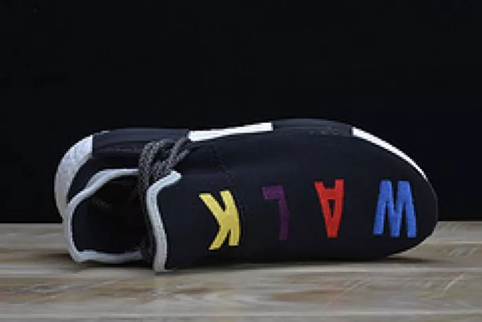 Trendy Pharrell x Adidas NMD Hu Tri-Color Black Running shoes 114970010 1820