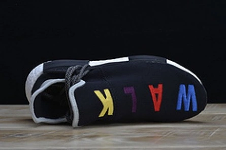Trendy Pharrell x Adidas NMD Hu Tri-Color Black Running shoes 114970010 1820