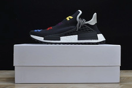 Trendy Pharrell x Adidas NMD Hu Tri-Color Black Running shoes 114970010 1820