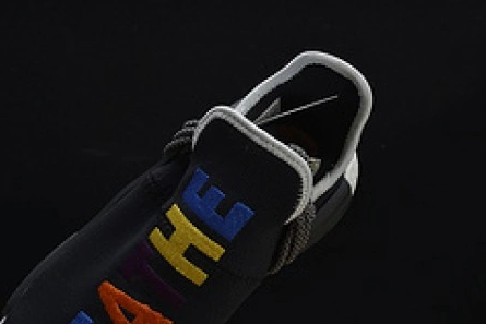 Trendy Pharrell x Adidas NMD Hu Tri-Color Black Running shoes 114970010 1820