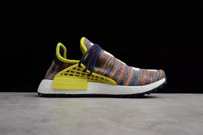 Pharrell x adidas mens  NMD Hu Trail bold yellow-footwear white AC7360 Compact 1799