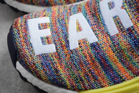 Pharrell x adidas mens  NMD Hu Trail bold yellow-footwear white AC7360 Compact 1799