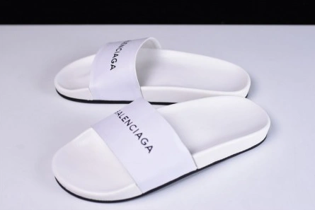 HighQuality 3453 Balenciaga Logo leather slip-on sandals 72ZE-C 2114