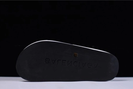 HighQuality 3453 Balenciaga Logo leather slip-on sandals 72ZE-C 2114