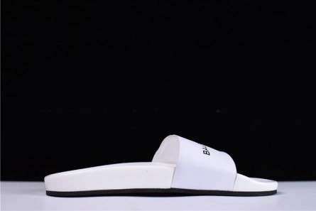 HighQuality 3453 Balenciaga Logo leather slip-on sandals 72ZE-C 2114