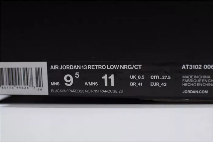 6734 Air Jordan 13 Retro Low Nrg ct "clot"  - AT3102- Resilient 805