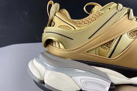 GoAnywhere 8297 BALENCIAGA TRACK SNEAKER METAL LIC MESH WASHED GOLD 542023 W2CD1 2009