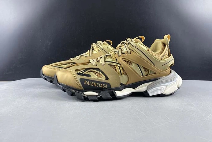 GoAnywhere 8297 BALENCIAGA TRACK SNEAKER METAL LIC MESH WASHED GOLD 542023 W2CD1 2009
