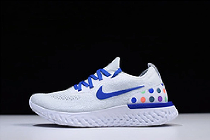 9300 Nike Epic React Flyknit white blue AQ0067- WellDesigned 1572