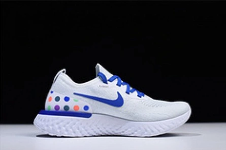 9300 Nike Epic React Flyknit white blue AQ0067- WellDesigned 1572