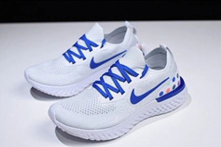 9300 Nike Epic React Flyknit white blue AQ0067- WellDesigned 1572