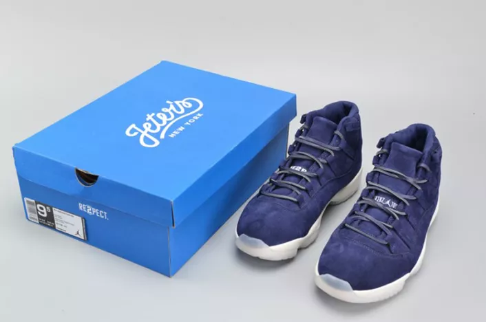 EasyMatch 5411 AIR JORDAN 11 RETRO DEREK JETER NAVY SUEDE 351792- 718
