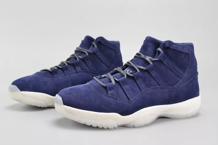 EasyMatch 5411 AIR JORDAN 11 RETRO DEREK JETER NAVY SUEDE 351792- 718