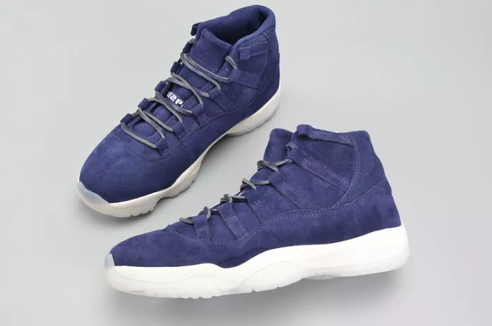 EasyMatch 5411 AIR JORDAN 11 RETRO DEREK JETER NAVY SUEDE 351792- 718