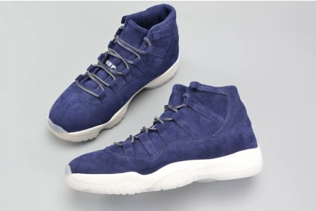 EasyMatch 5411 AIR JORDAN 11 RETRO DEREK JETER NAVY SUEDE 351792- 718