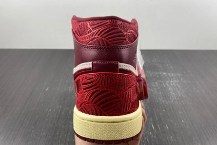 Comfortable 683 Jordan 1 Mid SE Tiki Leaf Team Red (Women's)  DZ2820- 102