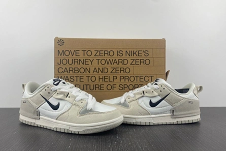Refined 9942 Nike Dunk Low Disrupt 2 Pale Ivory Black (W) DH4402- 1043