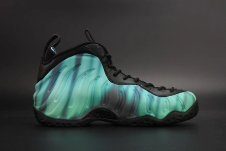 WellDesigned 3470 Nike Air Foamposite One "Northern Lights" Black Green mens 840559- 1542