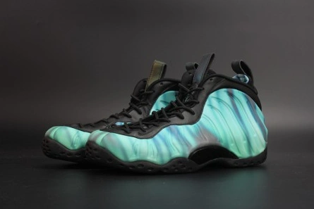WellDesigned 3470 Nike Air Foamposite One "Northern Lights" Black Green mens 840559- 1542