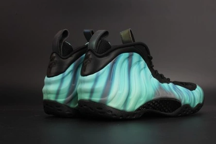 WellDesigned 3470 Nike Air Foamposite One "Northern Lights" Black Green mens 840559- 1542