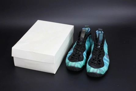WellDesigned 3470 Nike Air Foamposite One "Northern Lights" Black Green mens 840559- 1542