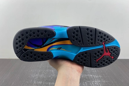 Stylish 768 Jordan 8 Retro Aqua  305381- 648