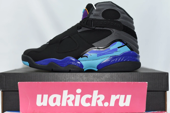 Stylish 768 Jordan 8 Retro Aqua  305381- 648